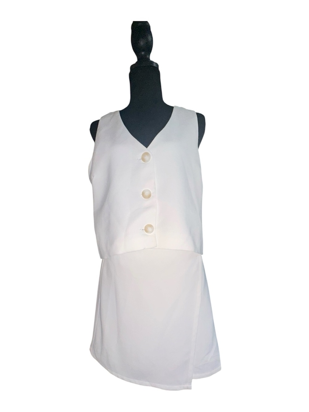 Promesa White Kiana A Line Dress